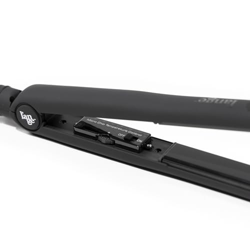 L'ANGE HAIR Aplatir 1-Inch Flat Iron in Black, Tourmaline Ceramic Styling Tool