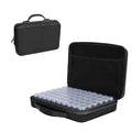 Portable Travel Cosmetic Bag with LED, 3-color Adjustable Cosmetic Organizer, Women's Cosmetic Case, Mirror Makeup Bag Case Rechargeable (Black)