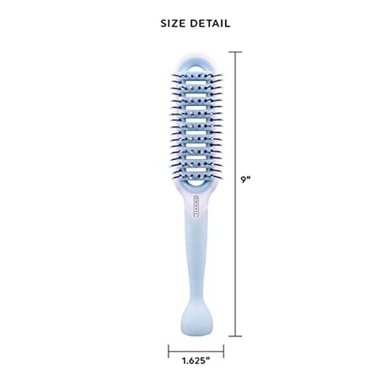 Cricket Friction Free Vent Brush - Quick-Drying Vent Hairbrush, Non-Slip Grip, Professional Blow-Drying Styling Brushes for All Hair Types - Long, Short, Thick, Thin, Straight, Curly Hair