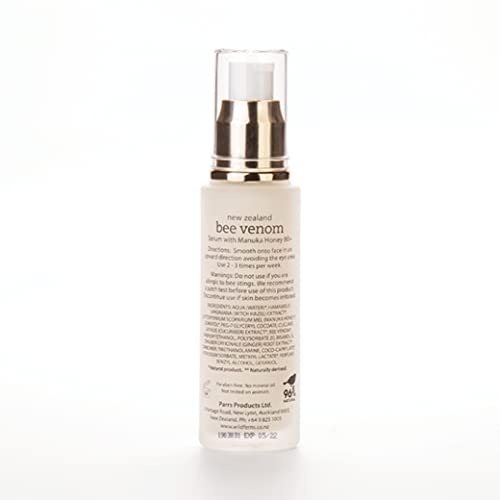 Wild Ferns New Zealand Bee Venom Serum with Manuka Honey 80+, 96% Natural, 47 milliliters