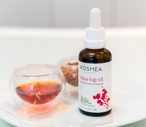 Rosehip Oil 1.42 Fl Oz - Anti-Aging Face & Body Oil - Sustainably Harvested, Full Spectrum