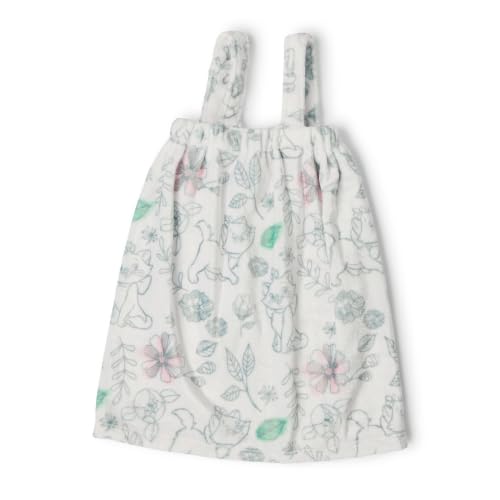 Kids Spa Set with Towel Wrap, Loofah & Headband - Aristocats, White