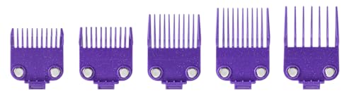 Andis OG Master Dual Magnetic Comb Guard Set 5-Pack - Purple, Variation of OG Combs