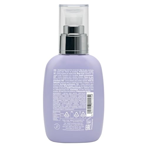 Alfaparf Milano Semi di Lino Smoothing Cream - Frizz Control - Protects from Heat and Humidity - Straightens, Smooths, and Hydrates (4.23 fl. oz.)