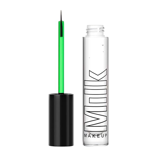 Milk Makeup KUSH Lash + Brow Serum ? Eyelash + Eyebrow Boosting Serum w/Peptide-Powered Formula for Longer, Fuller-Looking Lashes + Brows ? Clean, Vegan + Ophthalmologist Tested ? 0.12oz