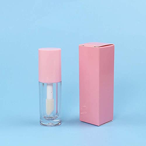 COSIDEA 50 PCS Empty Pink Lip Gloss Boxes W28 xW28 xH89mm / W1.02xW1.02xH3.5 inch, Cosmetic Perfume/Mascara Box Packaging for Small Business Wholesale, small Kraft Paper Box Luxury Holder Wrapping