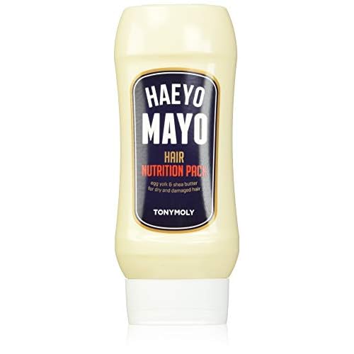 TONYMOLY Haeyo Mayo Hair Conditioner Mask ? Nourishing Hair Treatment with Egg Yolk & Shea Butter ? Deep Conditioning Mask for Dry, Damaged, Frizzy, or Brittle Hair