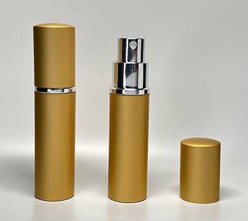 ZbFwmx Gold 20 Pack Travel Perfume Atomizer Bottles 10ML Refillable Spray
