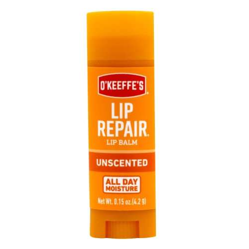 Unscented Lip Repair Lip Balm for Dry, Cracked Lips - Pack of 4