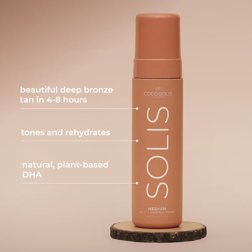 COCOSOLIS Solis Self-Tanning Lotion for Face & Body – Plant-Based DHA, 200 ml