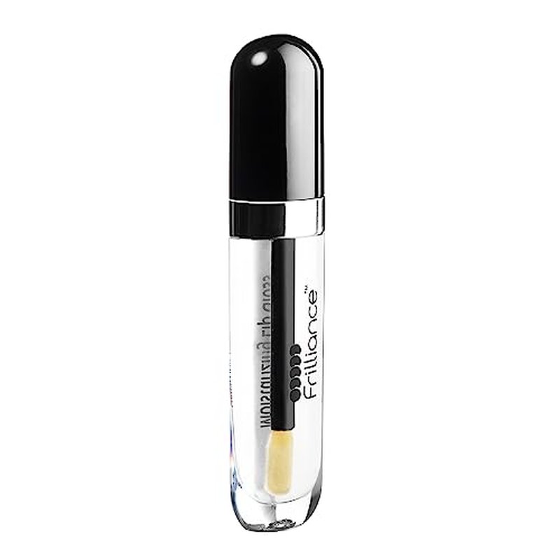 Frilliance Moisturizing Natural Crystal Clear Lip Gloss for Teens, Cruelty Free Hypoallergenic All Skin Types, 8 ml / .28 fl oz