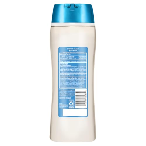 Antibacterial Body Wash with Glycerin & Vitamin E, 18 Fl Oz - 6 Pack
