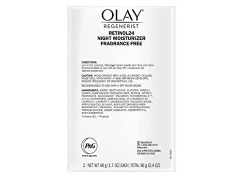 Retinol Peptide Night Moisturizer Fragrance-Free 1.7 OZ - 2 Pack