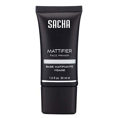 Sacha Mattifying Face Primer for Oily Skin, Blurs Pores & Fine Lines, 1 oz