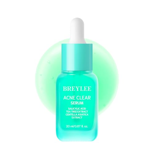 Tea Tree Acne Treatment Serum, Clear Skin Serum for Clearing Severe Acne,Breakout, Remover Pimple and Repair Skin (20ml,0.67oz)