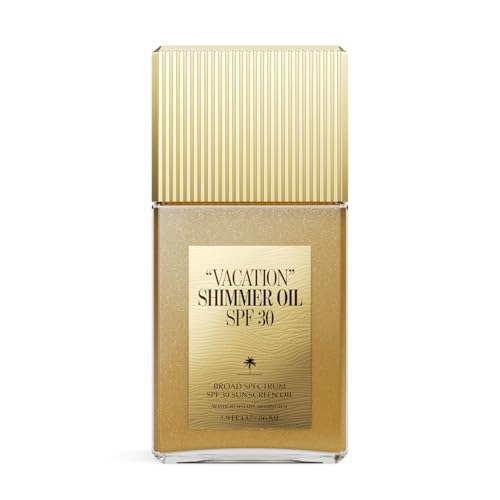 Vacation SPF 30 Shimmer Body Oil with Sun Protection & Radiant Gold Highlights