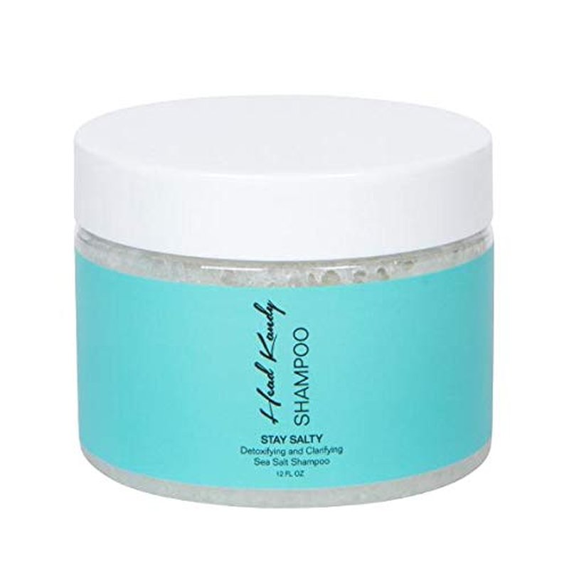 Head Kandy Stay Salty Sea Salt Purifying & Detoxifying Shampoo | Safe for Colored Treated Hair | Seaweed For Hydration, Volume & Shine | 12 oz