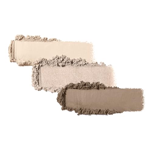 Jane Iredale PurePressed Eye Shadow Triple in Driftwood – Mineral Pigment, Long-Lasting & Crease-Resistant