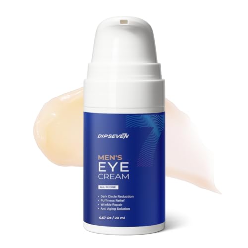 Mens Eye-Bags Treatment Cream: Under Eye Repair for wrinkles Baggy Puffiness and Dark Circles - Anti-aging Hydrating with Peptides + Hyaluronic Acid + Niacinamide + Botanical complex+VC