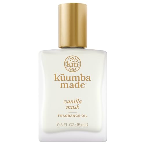 Vanilla Musk Fragrance Oil Roll-On - Alcohol-Free, 0.5 Fl Oz - Kuumba Made (Pack of 1)