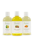 Pure Organic Carrier Oils Pack of 3 - Almond, Jojoba, Avocado, 8 fl oz Each