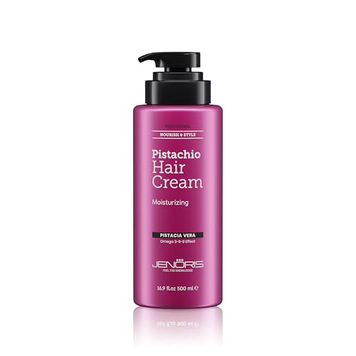 Moisturizing Hair Cream for All Hair Types - Hydrating & Frizz Control, 16.9 fl oz