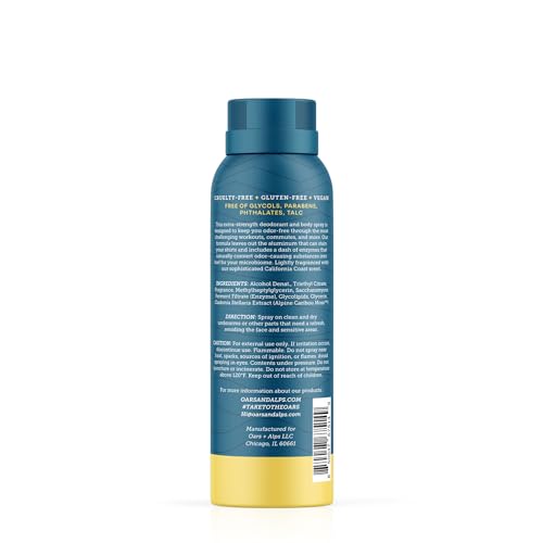 Oars + Alps Aluminum-Free Whole Body Deodorant Spray 2pk - California Coast