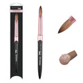 MakarttPro Kolinsky Acrylic Nail Brush #10 - Pure Sable Hair, Monomer-Resistant Handle