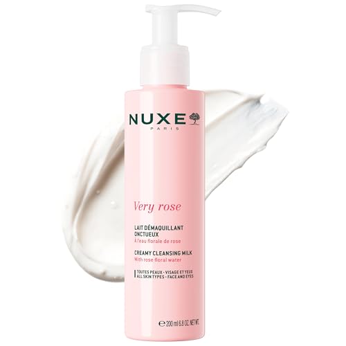 Gentle Makeup Remover Milk for Face & Eyes - Rose & Hydration, 6.8 Fl Oz