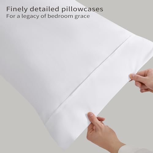 Queen Sheet Set Bulk Pack of 6 - White Hotel-Quality Microfiber Bedding