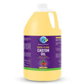 Castor Oil Cold Pressed 128 Fl Oz - 100% Pure Unrefined Hair & Skin Oil