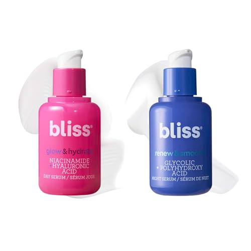 Bliss AM+PM Serum Duo for Brightening & Hydrating Skin Care Set