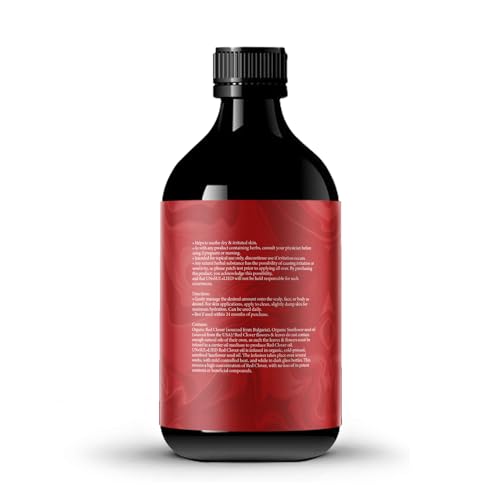 Un·Sul·lied Red Clover Multipurpose Hair & Skin Oil - 4 oz Natural Treatment