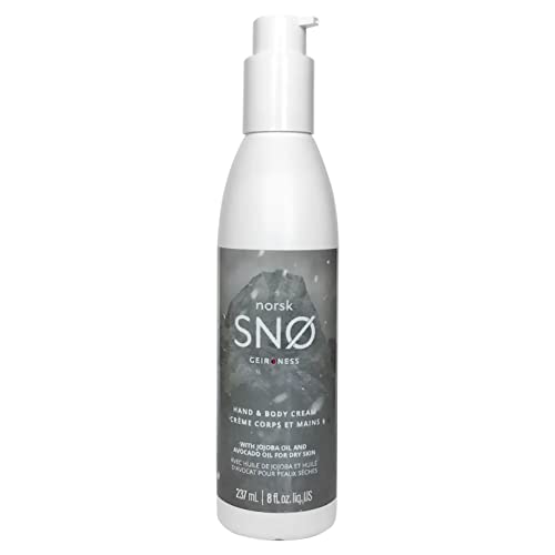 Geir Ness NORSK SN¨ª Hand & Body Cream - Dry Skin Lotion - Single Use Deep Moisturizer with Essential Oils