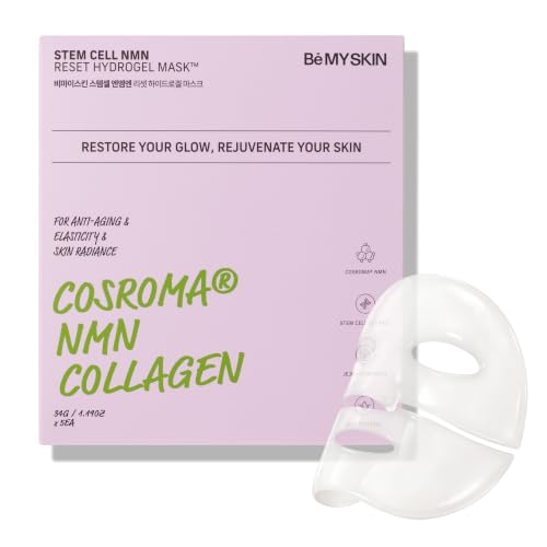 BE MY SKIN NMN Stem Cell Hydrogel Face Mask for Hydration & Firmness