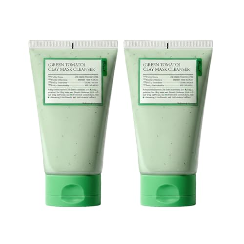 Green Tomato Pore Cleanser & Mask for Deep Cleaning, 4.05 Fl Oz Pack of 2