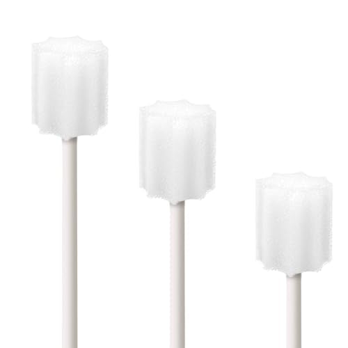 Disposable Mouth Swabs Sponge - Sterile Oral Cleaning, 250 Pieces - White - Variation of THIS listing
