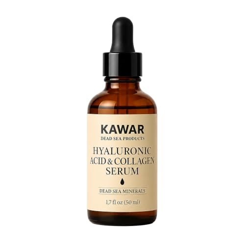 KAWAR Hyaluronic Acid Serum with Collagen & Dead Sea Minerals 1.7 fl oz