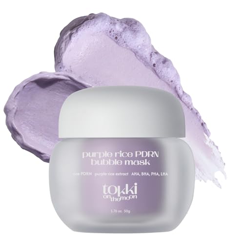 Purple Rice PDRN Bubble Mask for Pore Clearing & Exfoliation - Vegan Korean Skincare