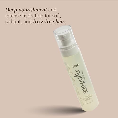 All Hair Argan Oil Treatment for Frizz Control & Shine - Rev320 Lustre 4oz