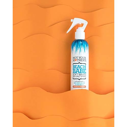 Not Your Mother's Beach Babe Soft Waves Sea Salt Spray, Tropical Banana Scent - 8 Ounce