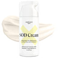 Superoxide Dismutase Anti-Aging Face Cream - 3.4 oz Moisturizer for Fine Lines & Wrinkles - All Skin Types, Paraben-Free, Youthful Glow