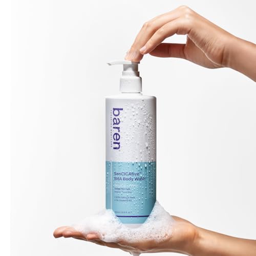 Baren Salicylic Acid Body Wash - Sensitive Skin Korean Cleanser 16.9oz - Variation 1