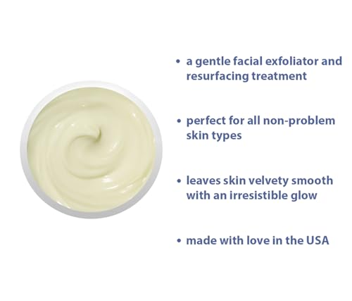 RAYA Microdermabrasion Facial Cream 2oz - Gentle Resurfacing & Moisturizer for All Skin Types
