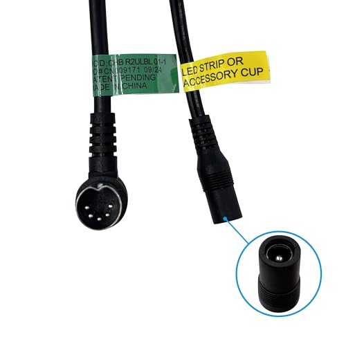 Power Recliner Theater Cup Holder with USB Charging & Light