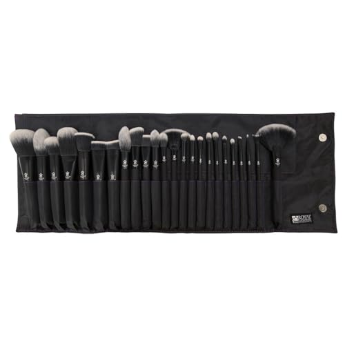 Moda Pro Full Face 25pc Makeup Brush Set with Travel Pouch