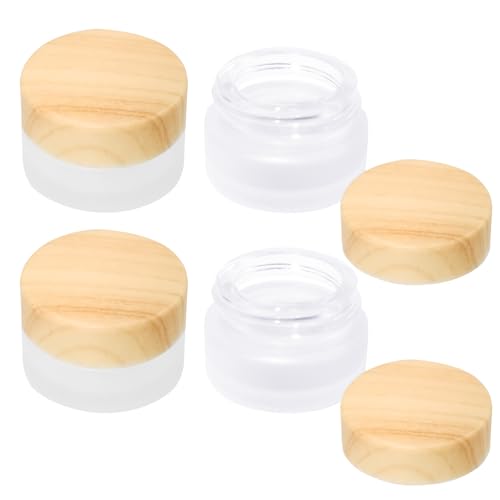 Olutacot 64 pcs 5g Glass Cosmetic Jars with Leakproof Lids - Travel & Storage