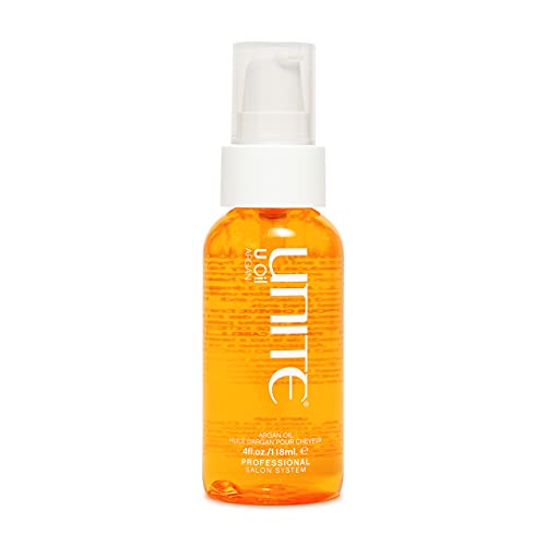 UNITE Hair ? U Oil ? Argan Infused Hair Oil for Hydration, Shine & Frizz Control ? Smooths, Softens & Protects Without Weighing Hair Down ? Ideal for All Hair Types & Textures, 4 Fl Oz