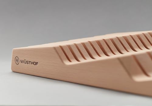 In-Drawer Knife Tray for 15 Knives - Beech Wood Organizer, Wüsthof Style