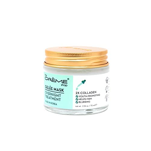The Cr?me Shop Korean Skincare | Overnight Gel Mask for Moisturizing and Hydrating, Anti-Aging, Brightening, Relief facial skin care - 2.36 oz (Collagen)
